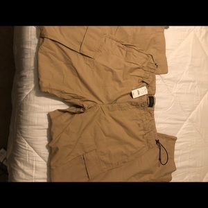 Tan cargo pants from Express